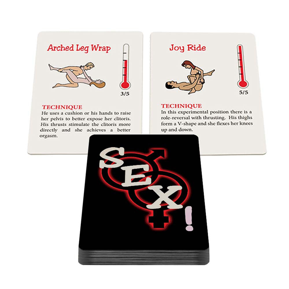 A year of sexual positions for you and your partner, perfect for travel or staying at home. Best part is everybody wins!