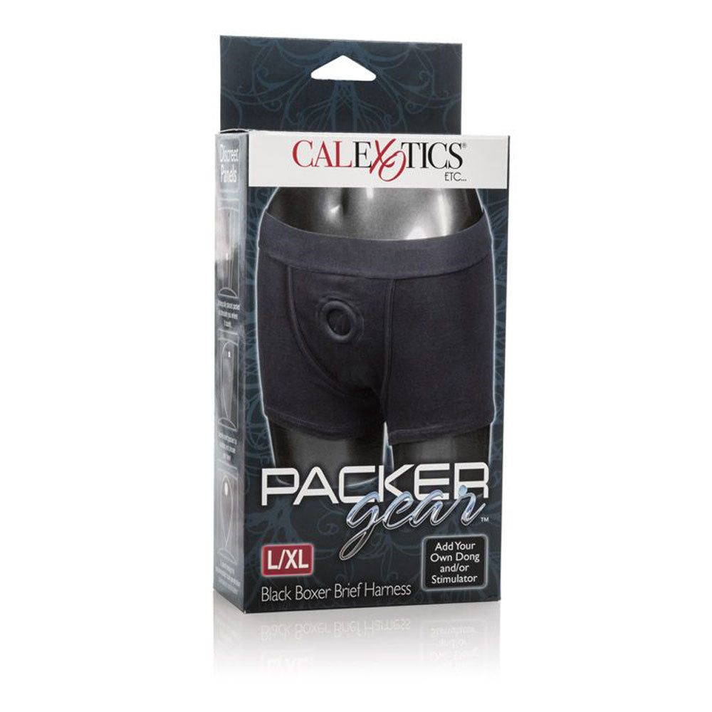 Packer Gear Boxer Strapon Dildo Harness L-XL