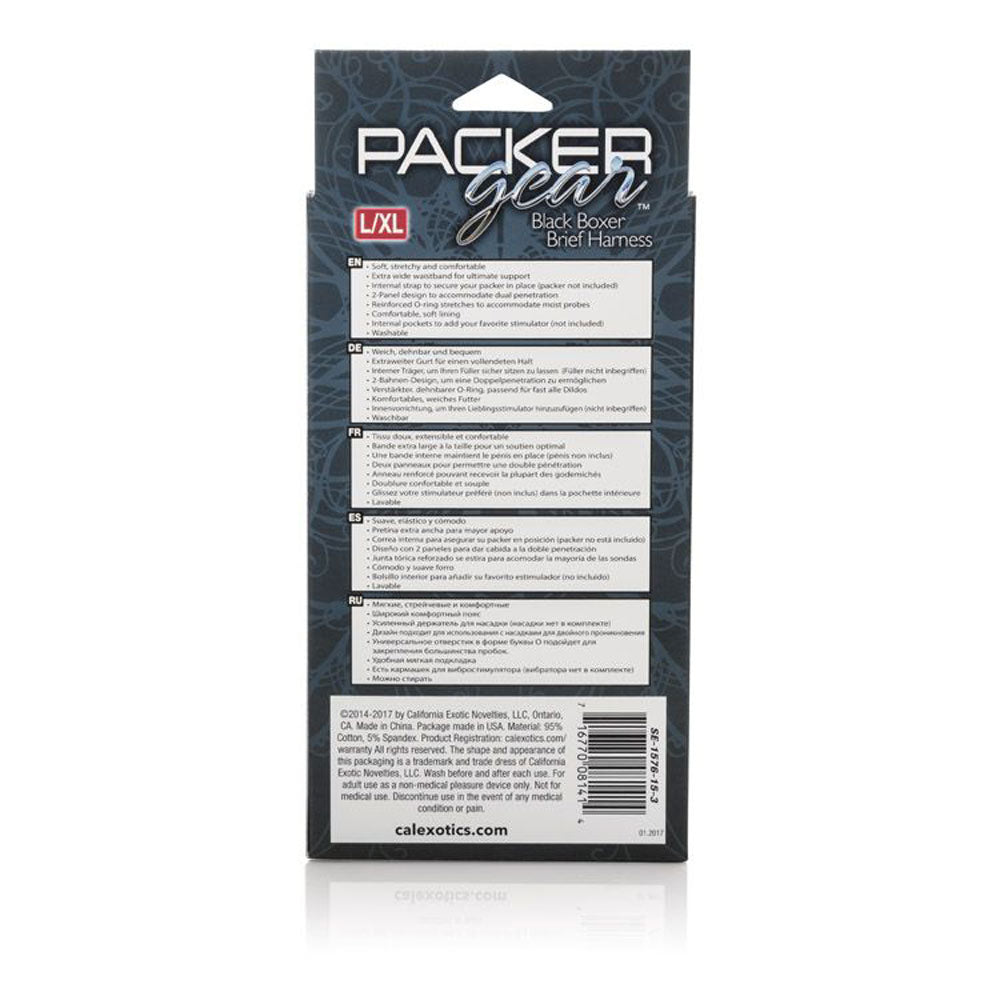 Packer Gear Boxer Strapon Dildo Harness L-XL