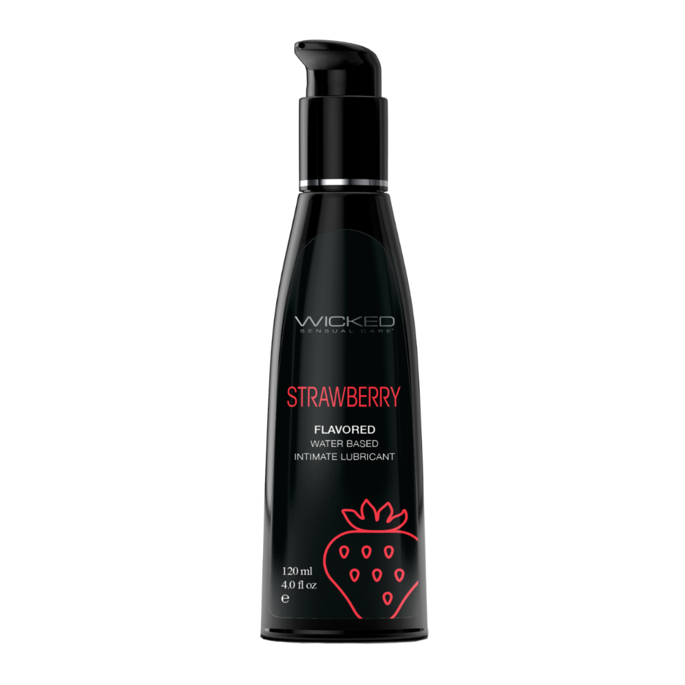 Wicked Aqua Lubricant Strawberry 4oz
