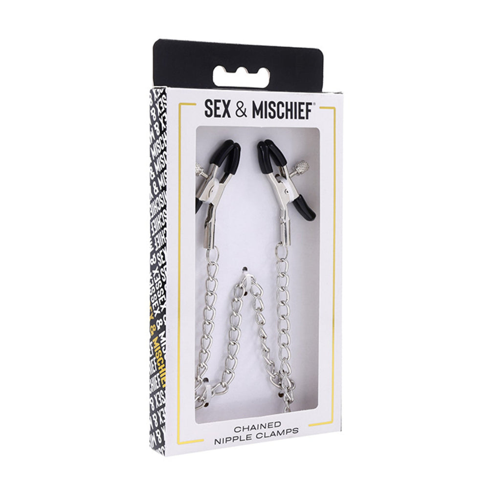 Sex & Mischief Chained Nipple Clamps