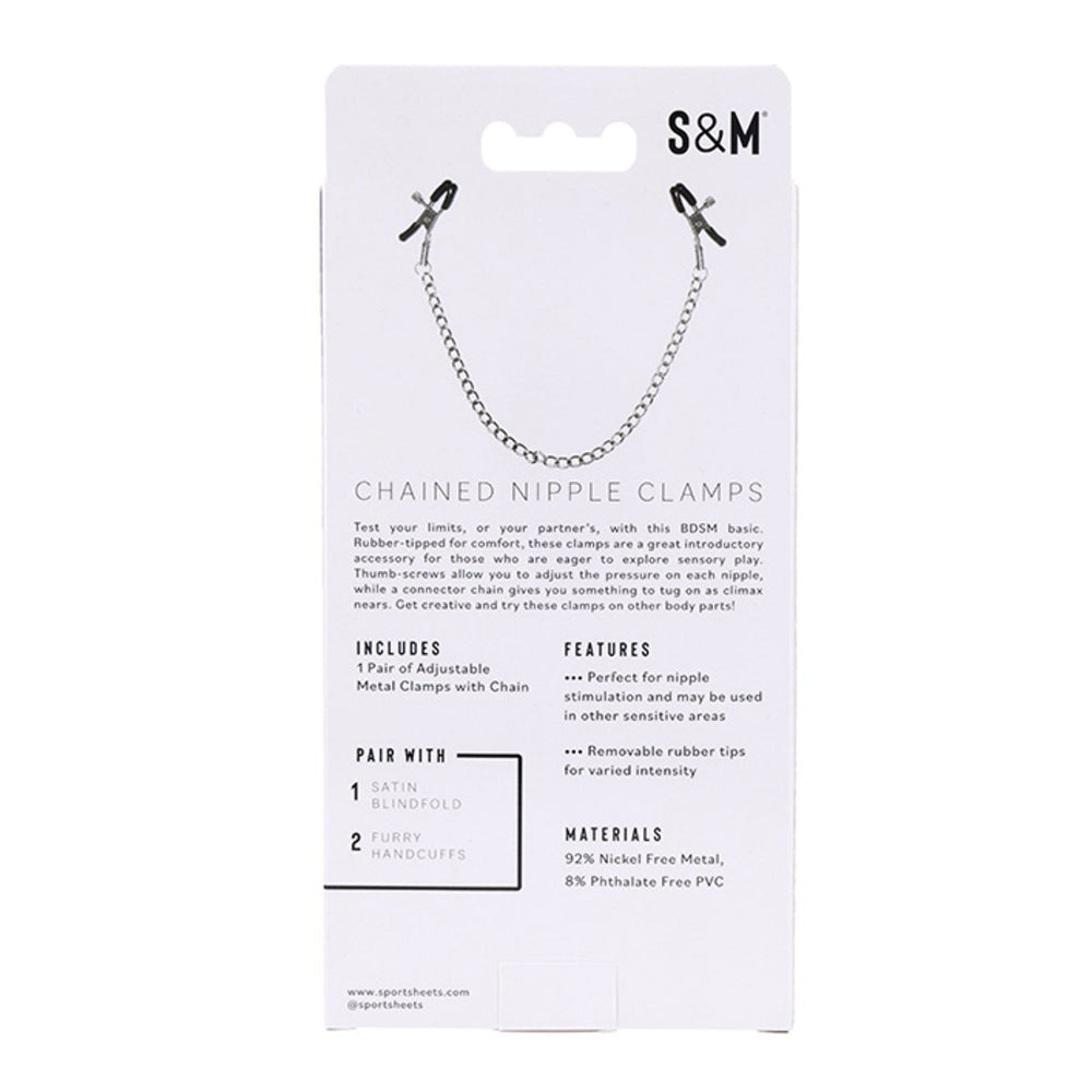 Sex & Mischief Chained Nipple Clamps