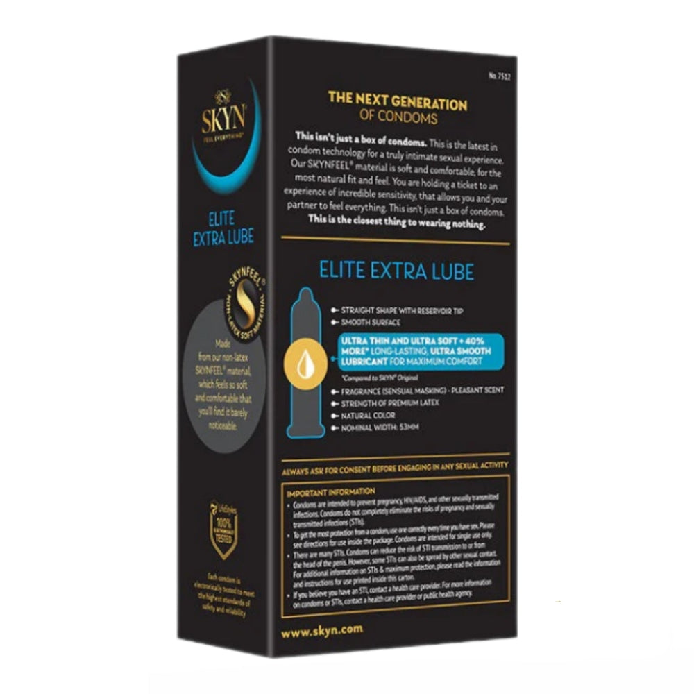 LifeStyles Skyn Elite Extra Lube Condoms 12 Pack