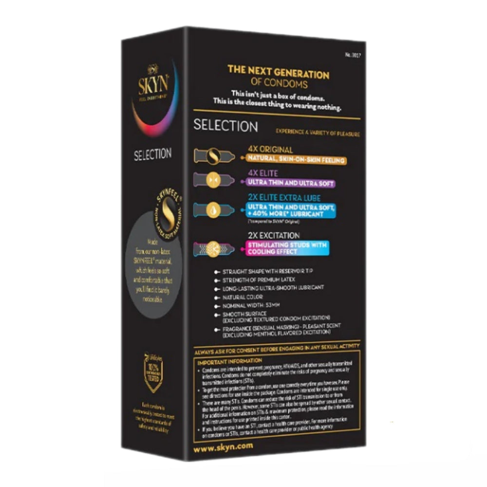 LifeStyles Skyn Non-Latex Condoms Variety 12 Pack