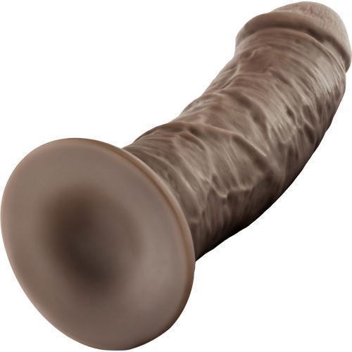 Dr Skin Dildo 8" With Suction Base - Black