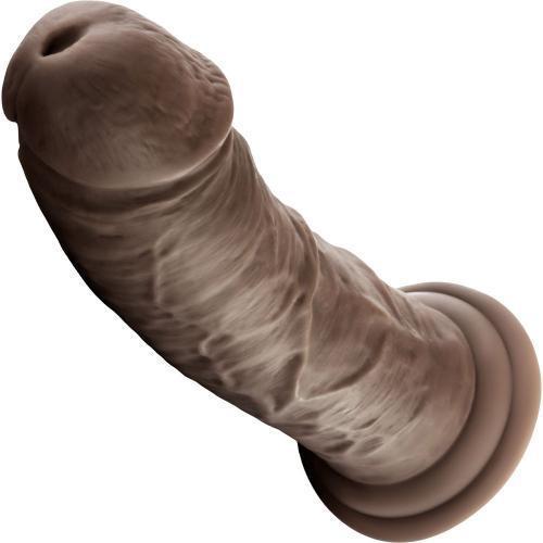 Dr Skin Dildo 8" With Suction Base - Black