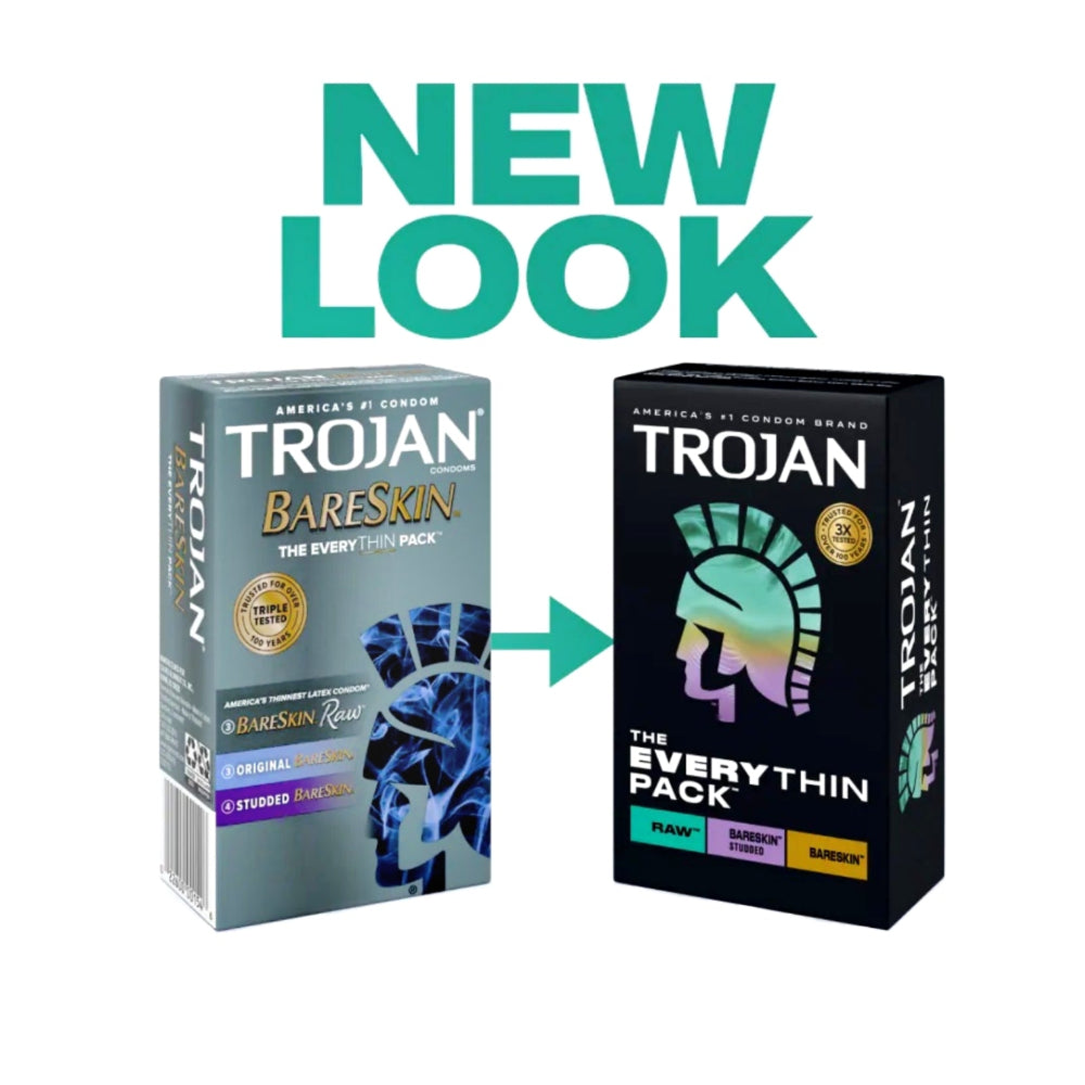 Trojan Bareskin EveryTHIN Pack Condoms 10 Pack