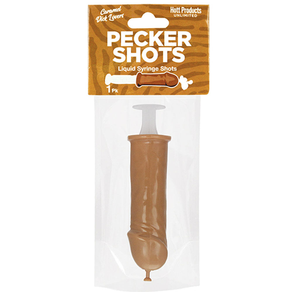 Pecker Shot Syringe - Brown