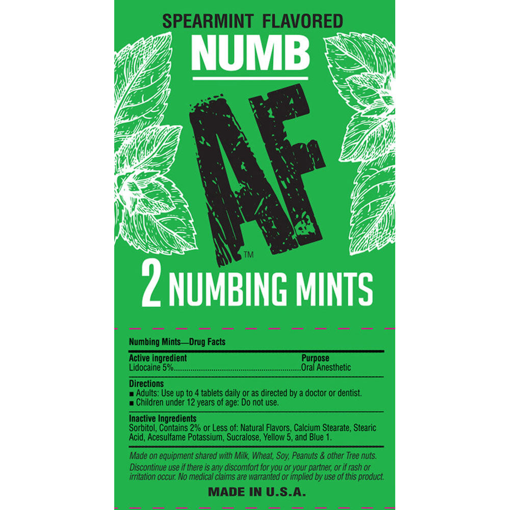Numb AF Numbing Mints