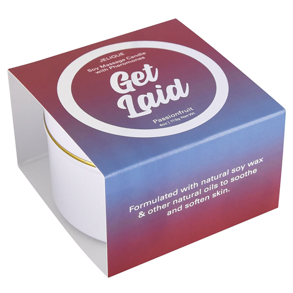 Pheromone Massage Candle Get Laid Passionfruit 4oz