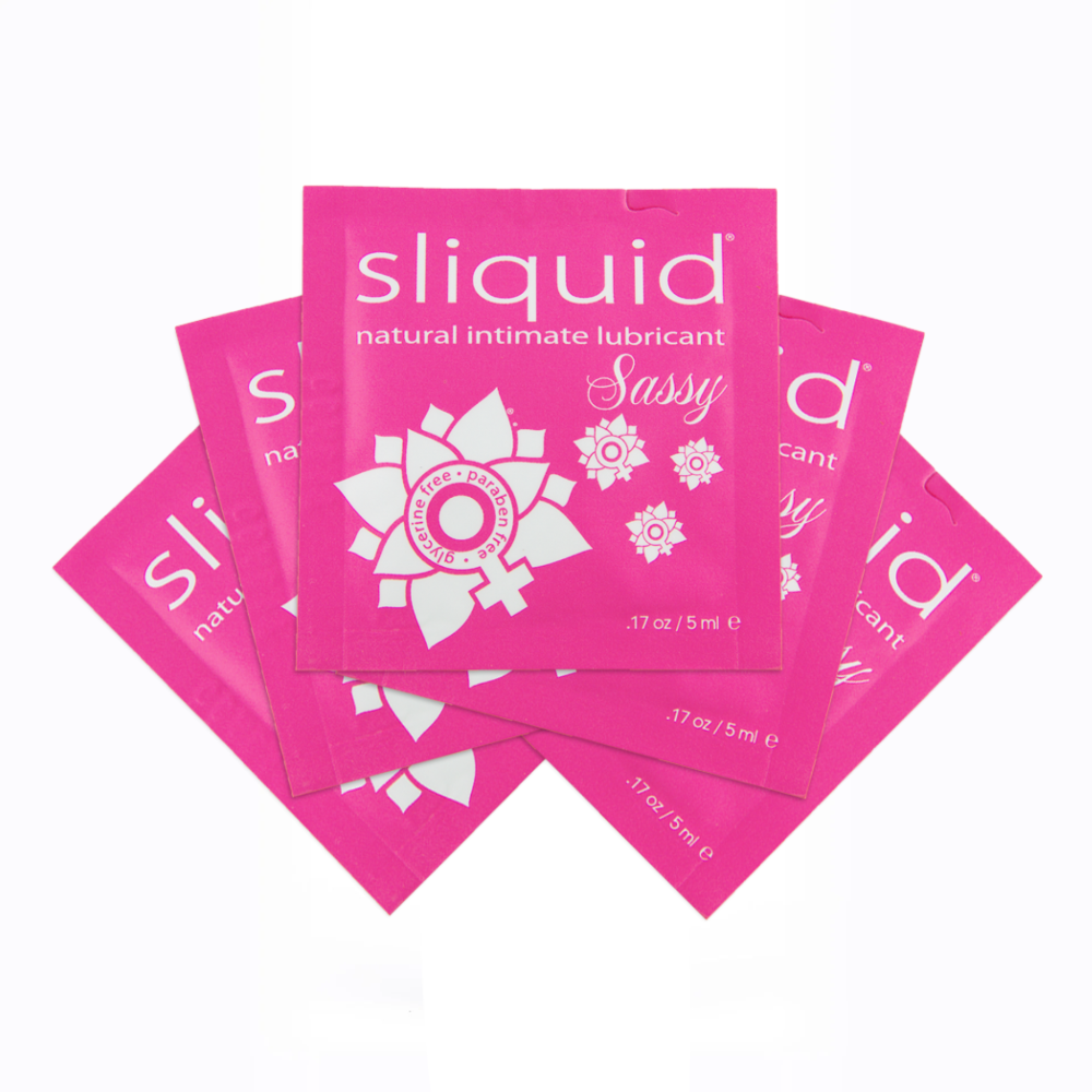 Sliquid Naturals Sassy Water Based Gel Lube Pillow