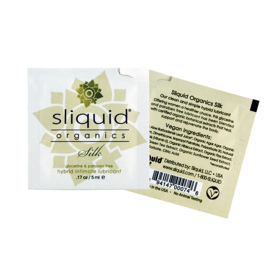 Sliquid Organics Silk Hybrid Lube Pillow Pack
