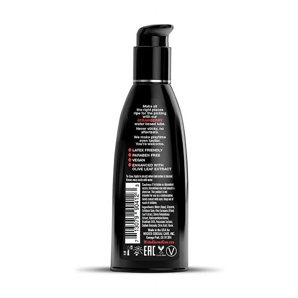 Wicked Aqua Lubricant Strawberry 2oz