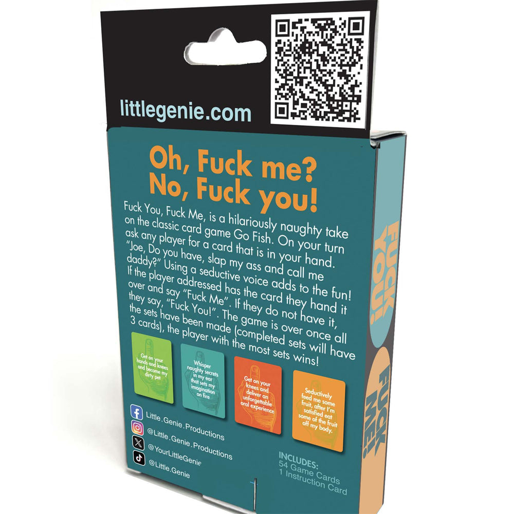 Fuck You! Fuck Me! Go Fish Card Game