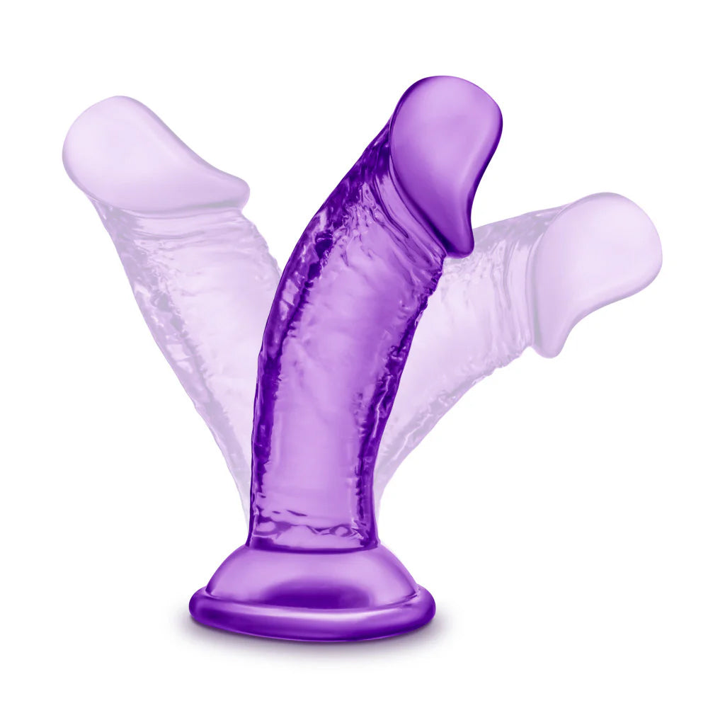 B Yours Sweet & Small 4" Dildo - Transparent Purple