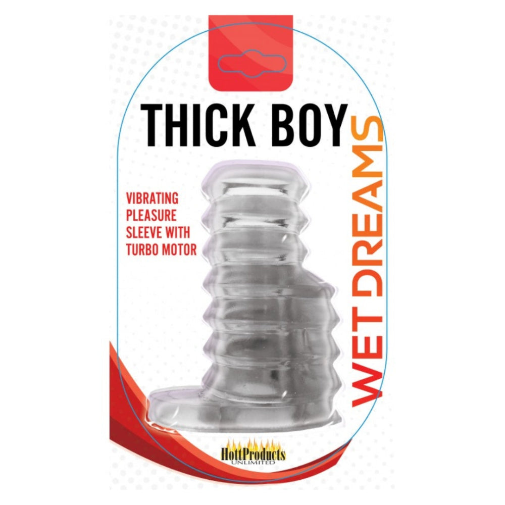 Wet Dreams Thick Boy Vibrating Penis Sleeve Clear Condom Kingdom Wet Dreams Thick Boy Vibrating Penis Sleeve Clear Condom Kingdom