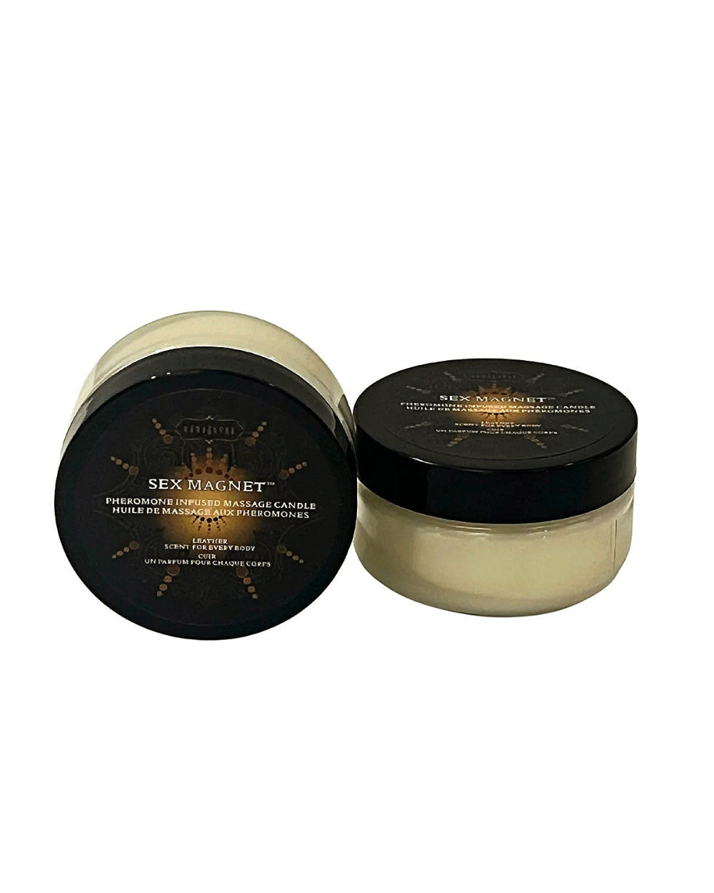 Kama Sutra Sex Magnet Pheromone Massage Candle Leather 1.7oz
