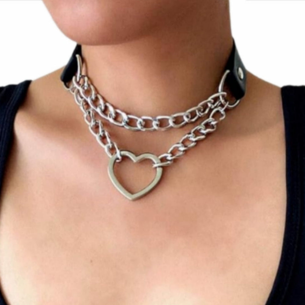 Gothic Leatherette Choker