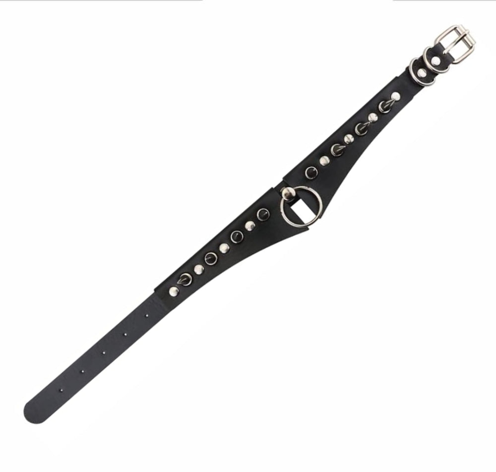 Gothic Fancy Collar Choker - Spiked