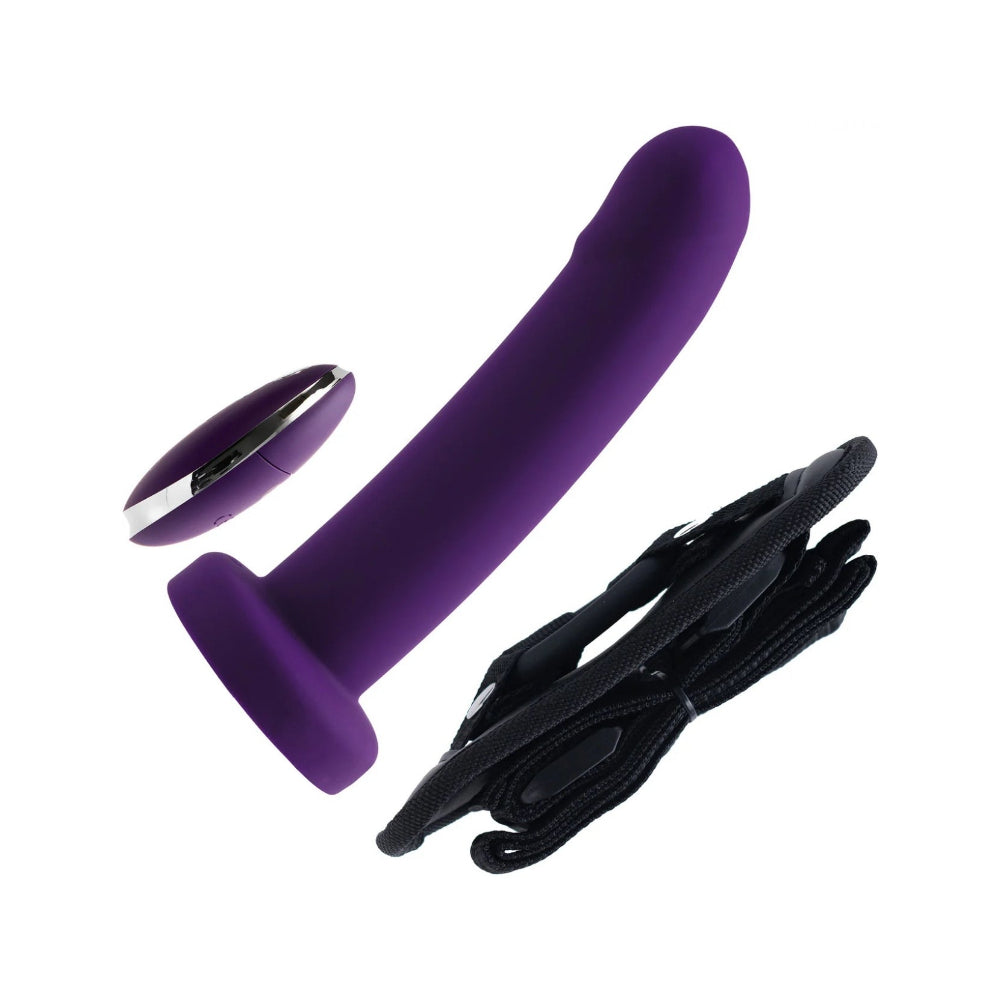 VeDO Strapped Remote Control Vibrating Strap-on Kit - Purple