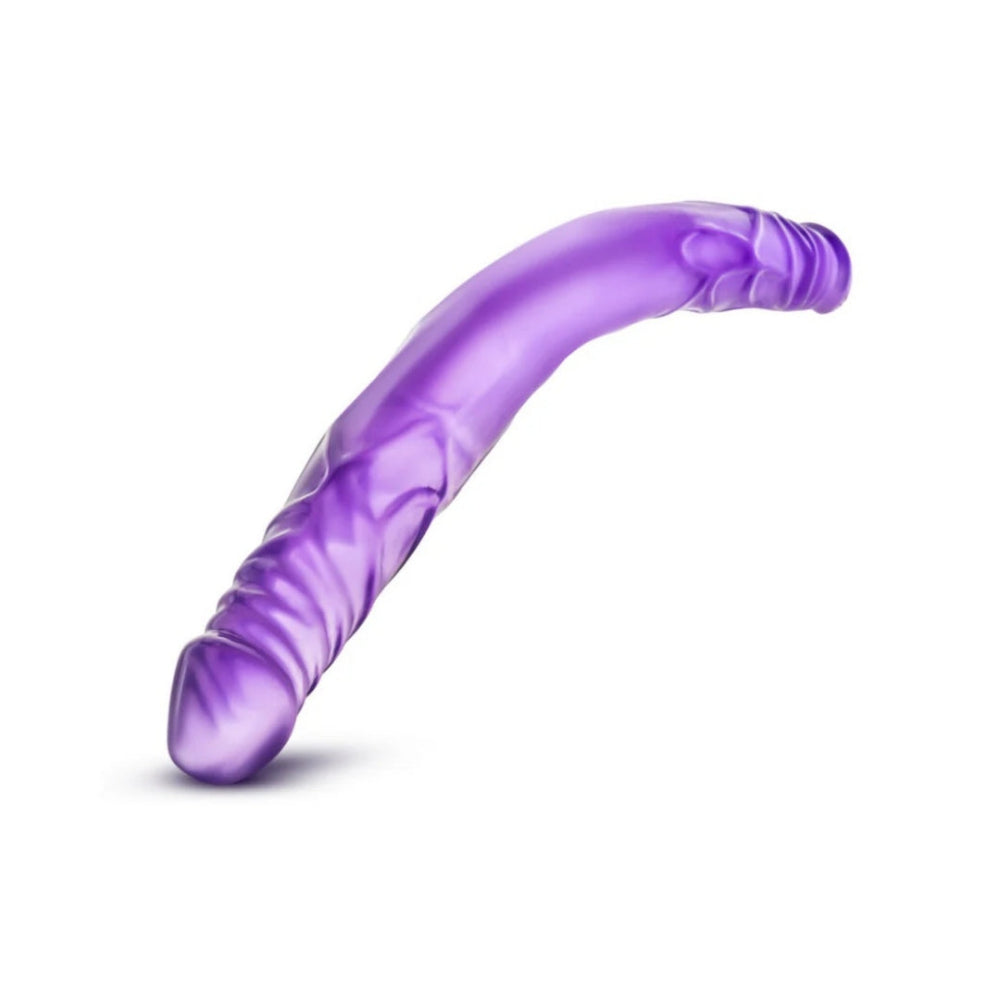 B Yours 14" Double Dildo Purple