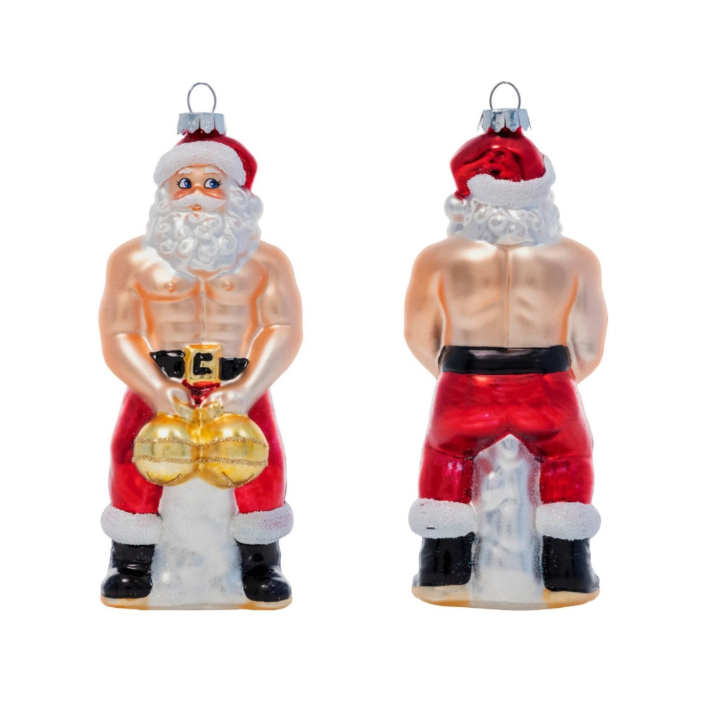 Cheeky Pornament Big Balls Claus