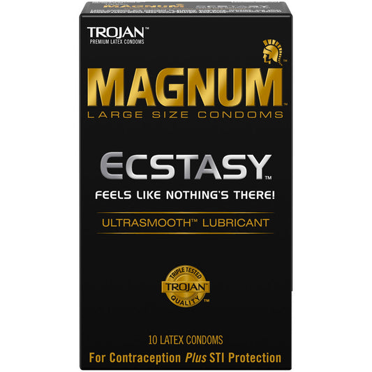 Trojan Magnum Ecstasy Large Condoms 10 pack