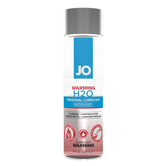 Jo H2O Warming Lube 4oz Condom Safe