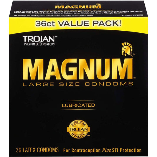 Trojan Magnum Large Condoms 36 Pack