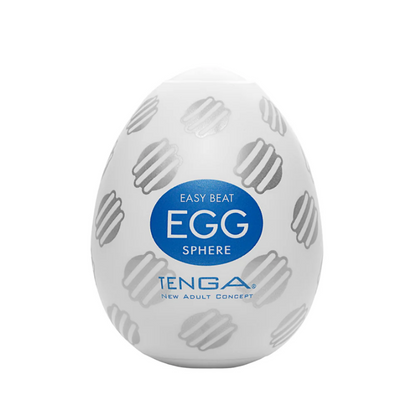 Tenga Egg Sphere on a white background