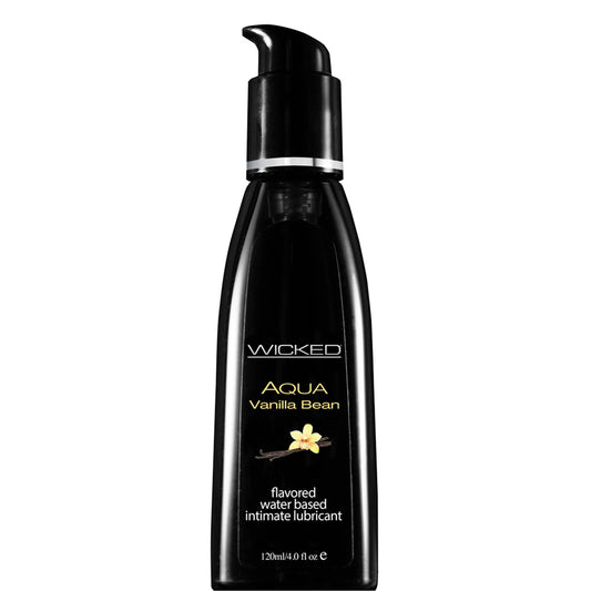 Wicked Aqua Lubricant Vanilla Bean 4oz