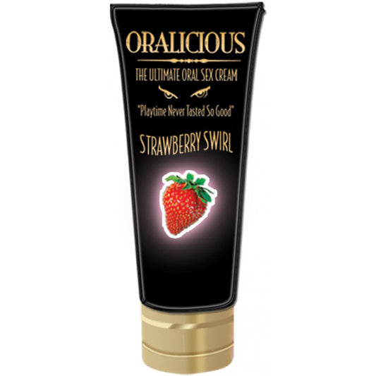 Oralicious Strawberry Swirl Oral Sex Cream|2oz