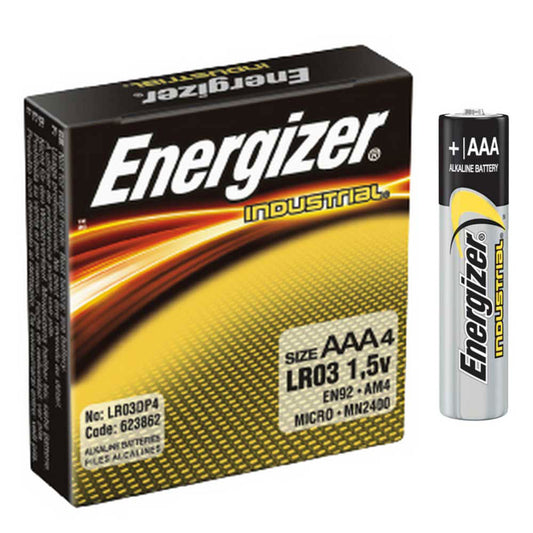 Batteries Energizer AAA Alkaline 4 Pack