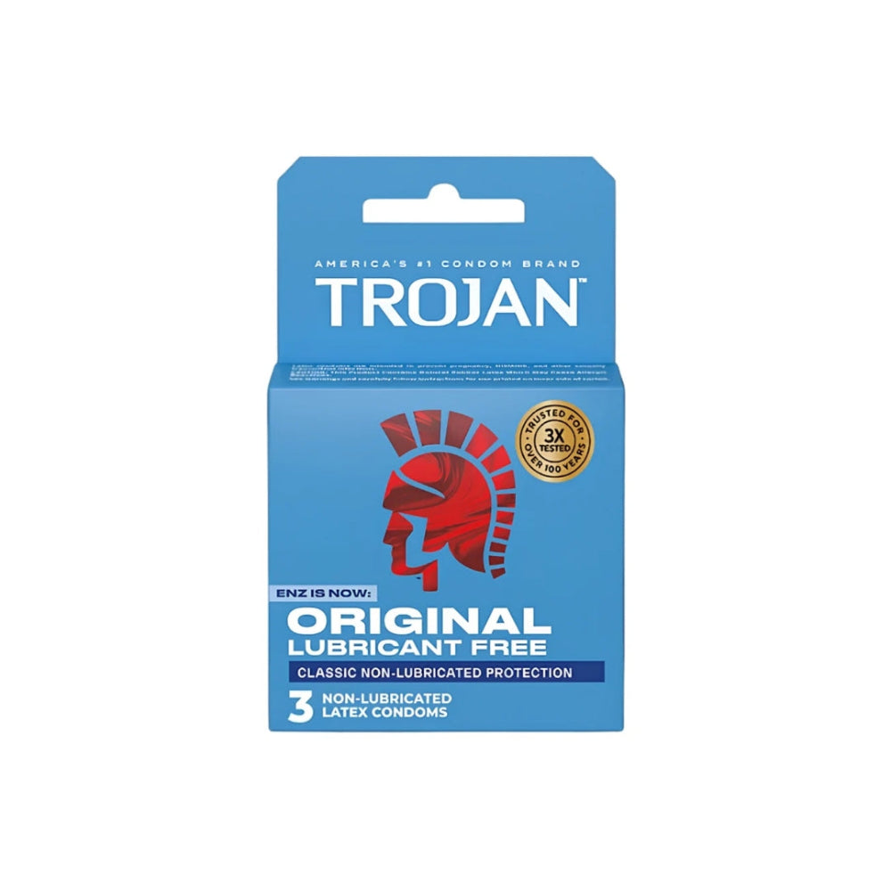 Trojan Enz Non Lubricated Condoms 3 Pack