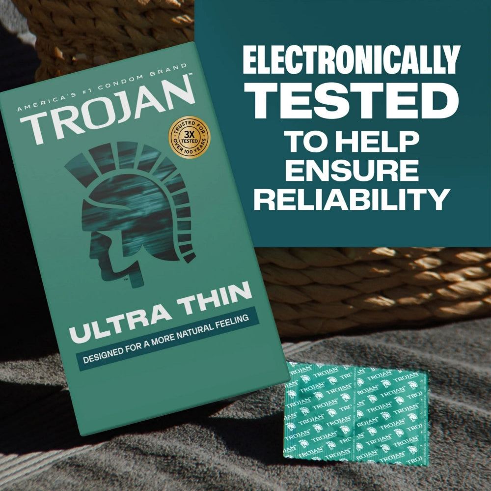 Trojan Ultra Thin Condoms 12 Pack