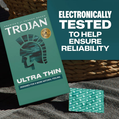 Trojan Ultra Thin Condoms 12 Pack