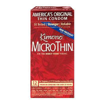 Kimono Micro Thin Latex Condoms 12 Pack
