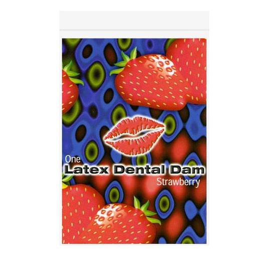 Trust Flavored Vaginal Dam Strawberry