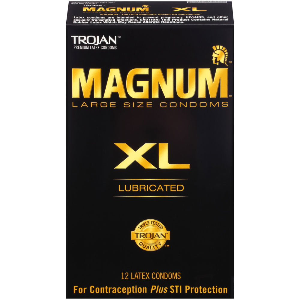Trojan Magnum XL Extra Large Condoms 12 Pack