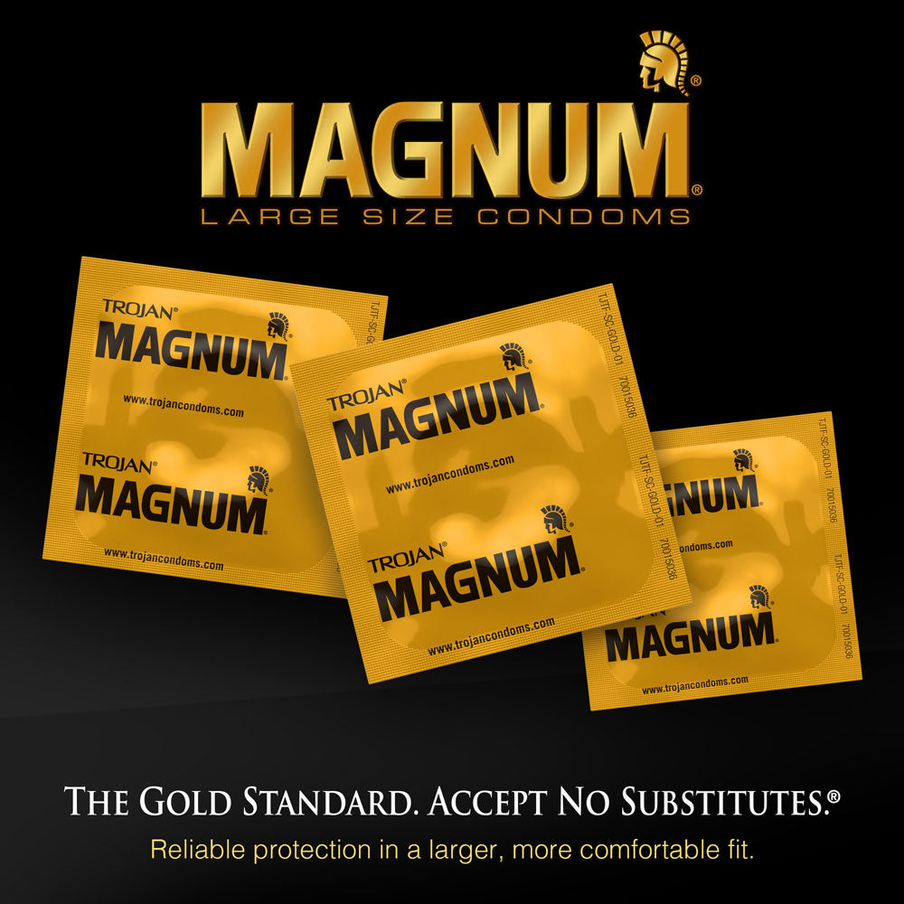 Trojan Magnum XL Extra Large Condoms 12 Pack