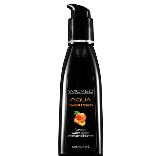 Wicked Aqua Lubricant Peach 4oz