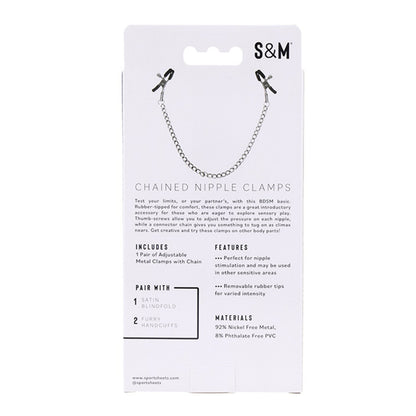 Sex & Mischief Chained Nipple Clamps
