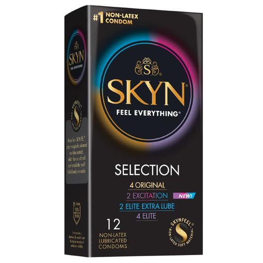 LifeStyles Skyn Non-Latex Condoms Variety 12 Pack