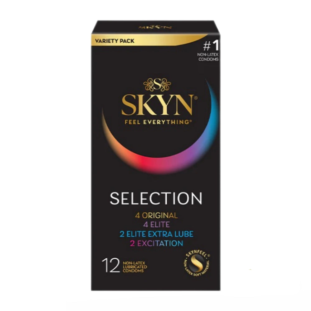 LifeStyles Skyn Non-Latex Condoms Variety 12 Pack