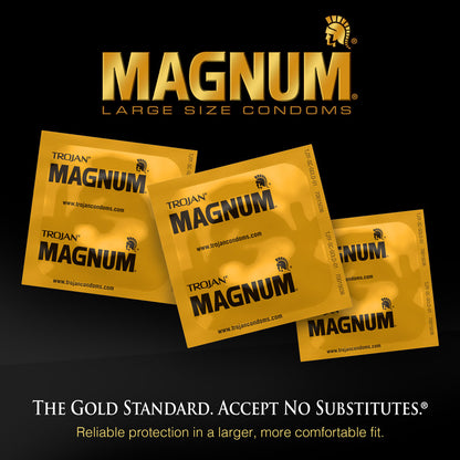 Trojan Magnum Bareskin Large Condoms 24 Pack