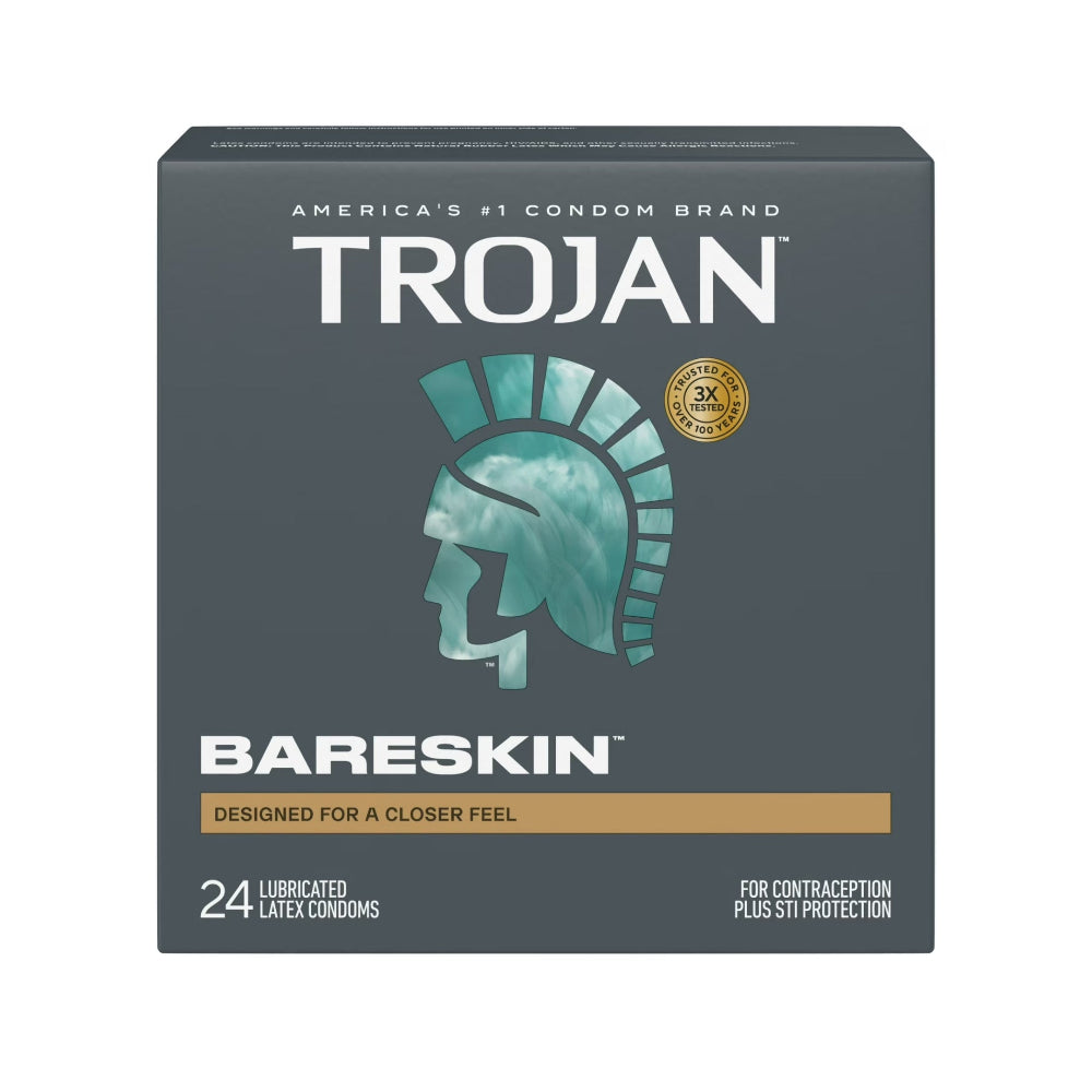 Trojan Bareskin Thin Condoms 24 Pack