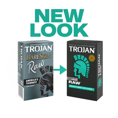 Trojan Raw Thin Condoms 10 pack