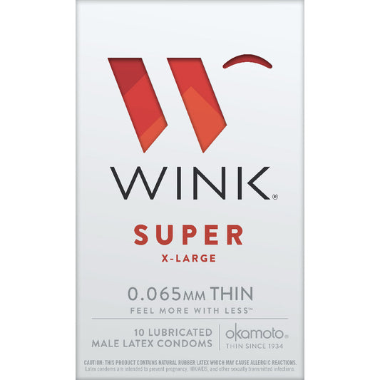 Wink Super X-Large Condoms 10 Pack