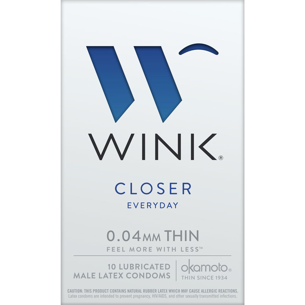 Wink Closer Thin Condoms 10 Pack