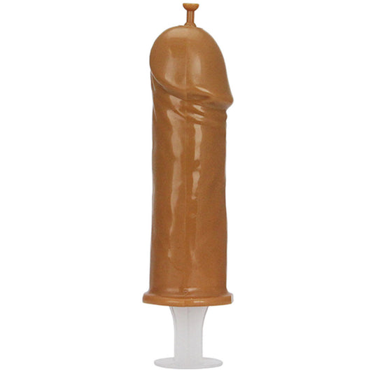 Pecker Shot Syringe - Brown